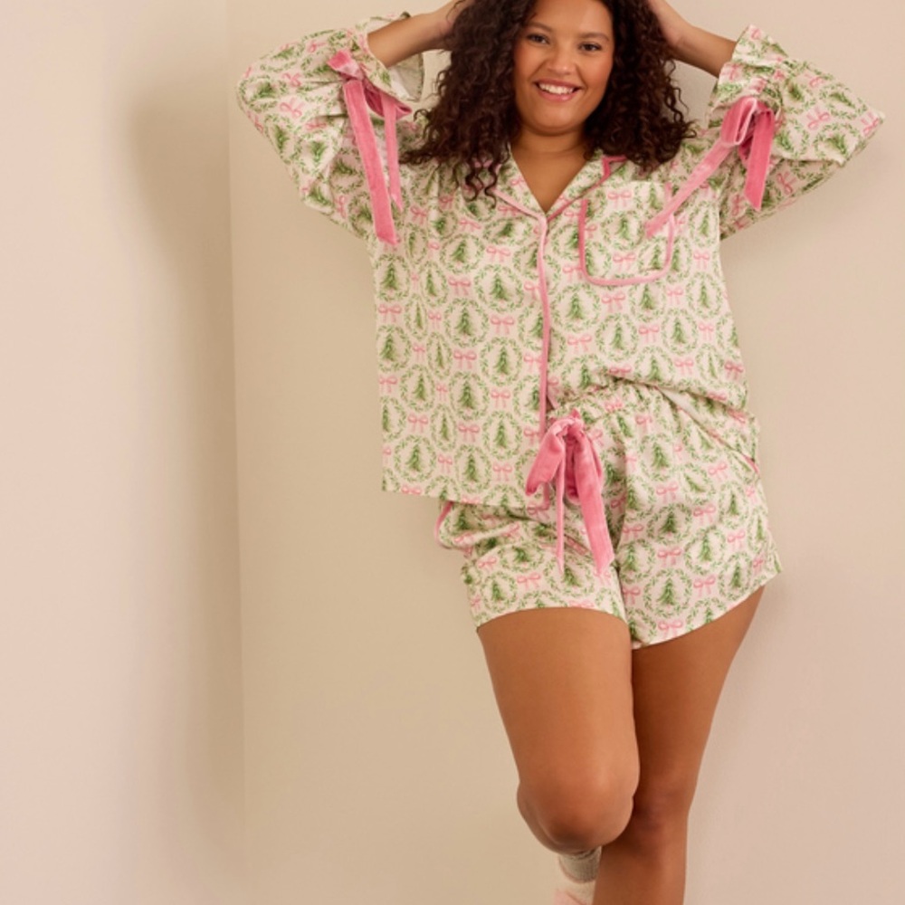 ARULA Christmas tree pajama set